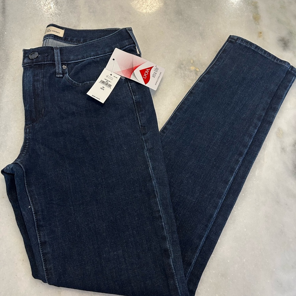 Gap True Skinny Jeans NWT Size 26 Reg Dark Indigo